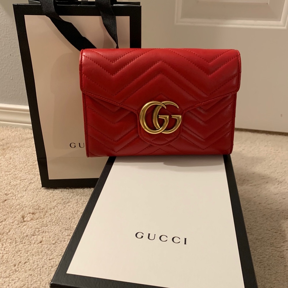 GG Marmont matelassé mini bag - Picture 4 of 11